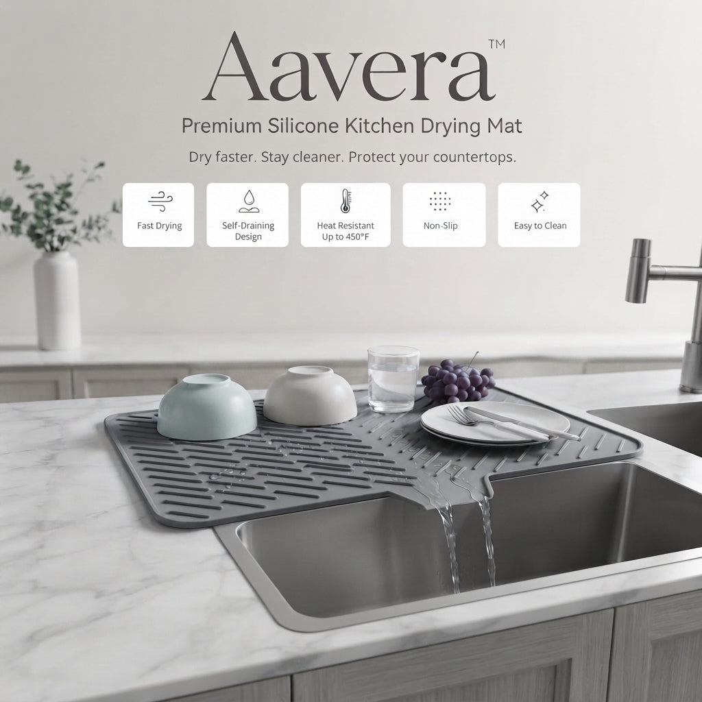 Aavera Large Silicone Drying Mat