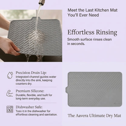 Aavera Large Silicone Drying Mat