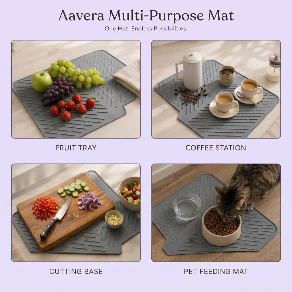 Aavera Large Silicone Drying Mat