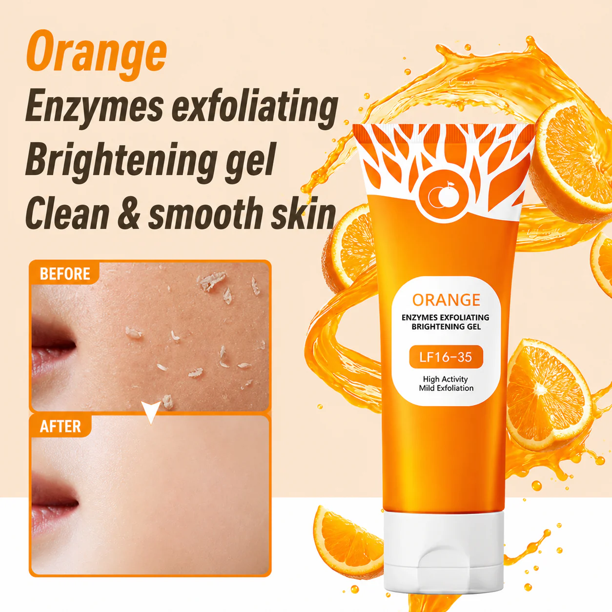 Orange Enzyme Exfoliating Gel