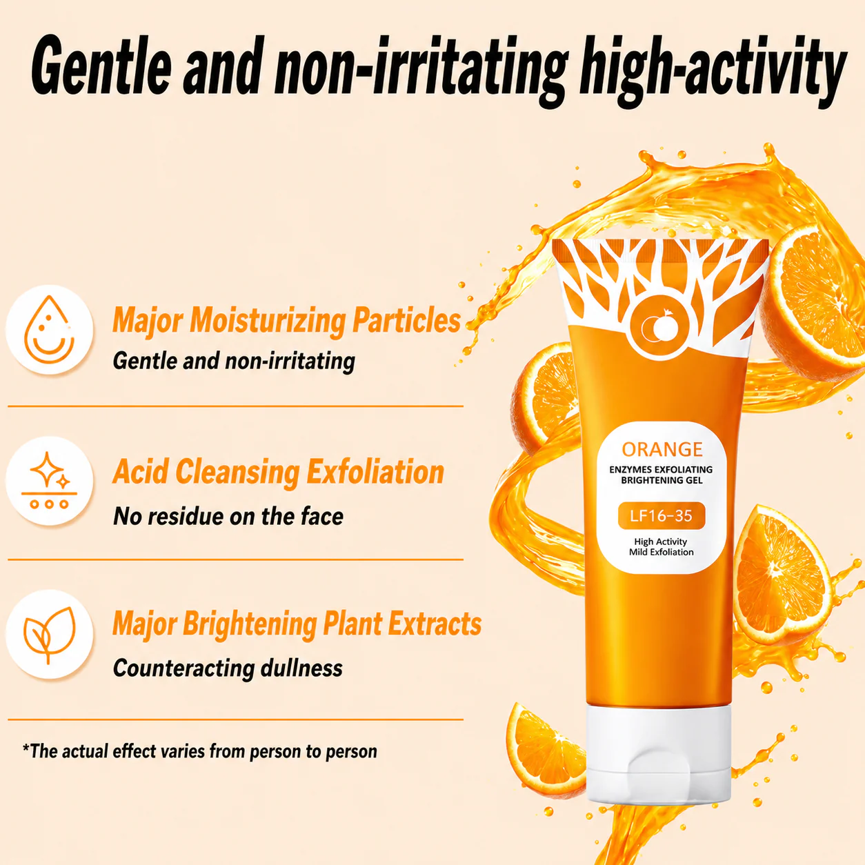 Orange Enzyme Exfoliating Gel
